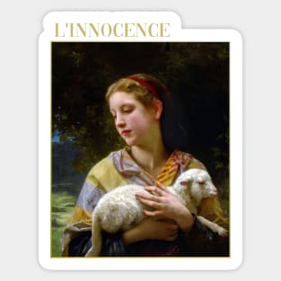 L'innocence by Bouguereau Sticker